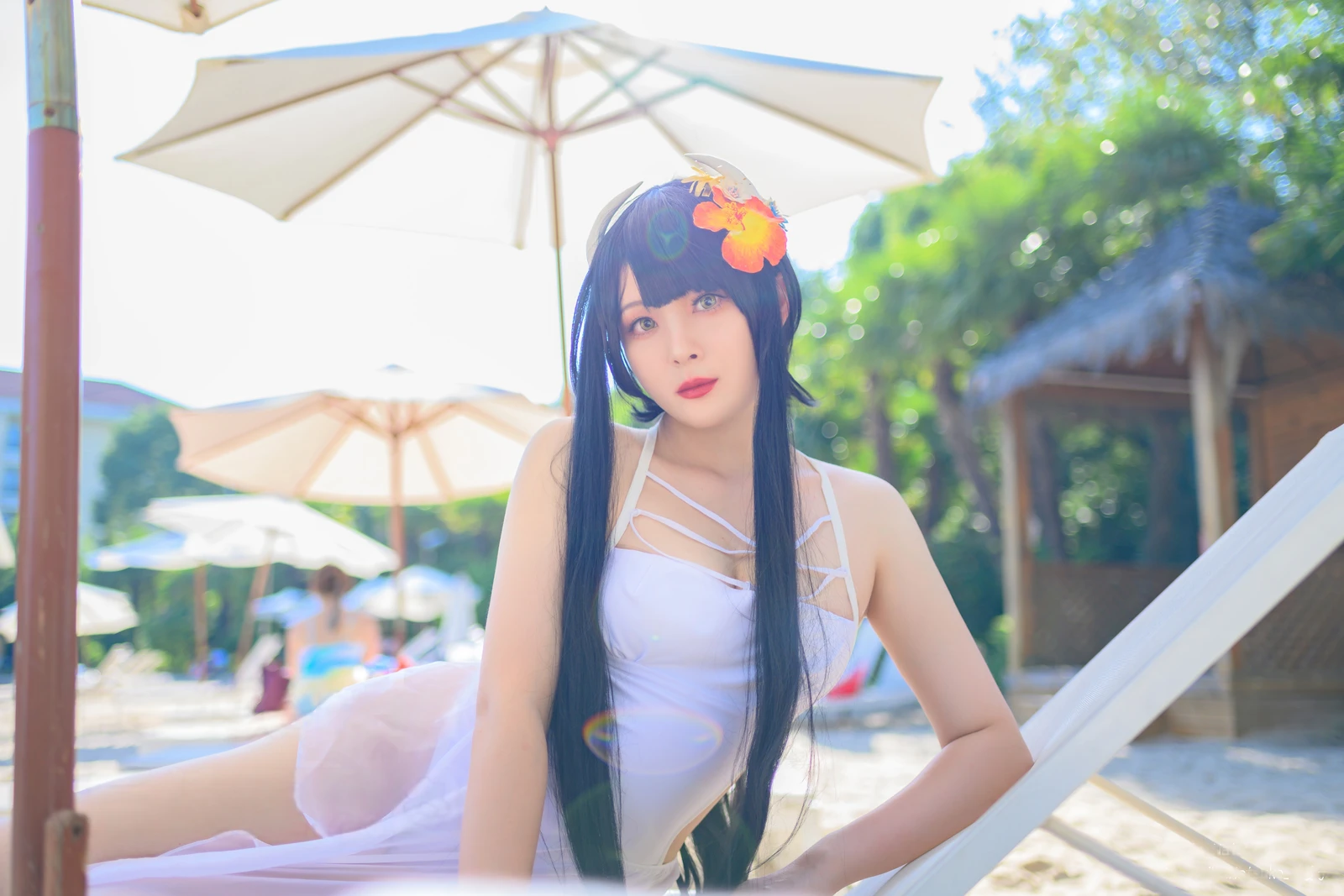 图片[2]-Natsuko夏夏子 碧蓝航线 比叡泳装 55P-COS世界